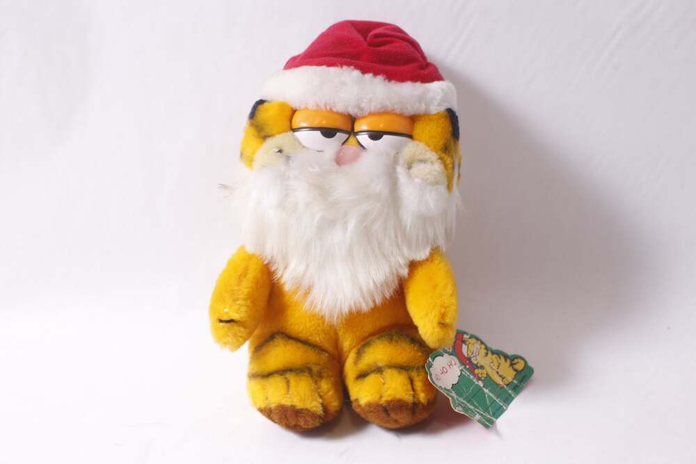1981 Dakin Garfield Santa Claus Plush Vintage Christmas Holiday ~ 260317-WH 990